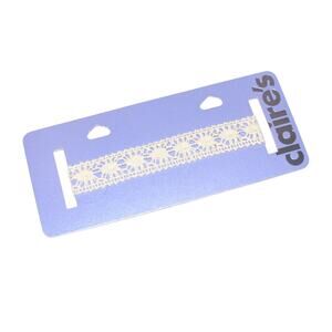 Claire's Lace Chocker Necklace NWT